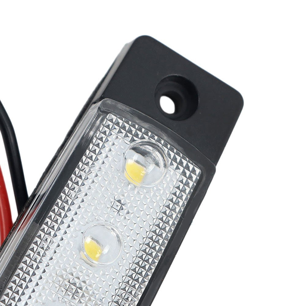10PCS White Waterproof Marine Boat Stern Transom Lights 12V-24V 6LED