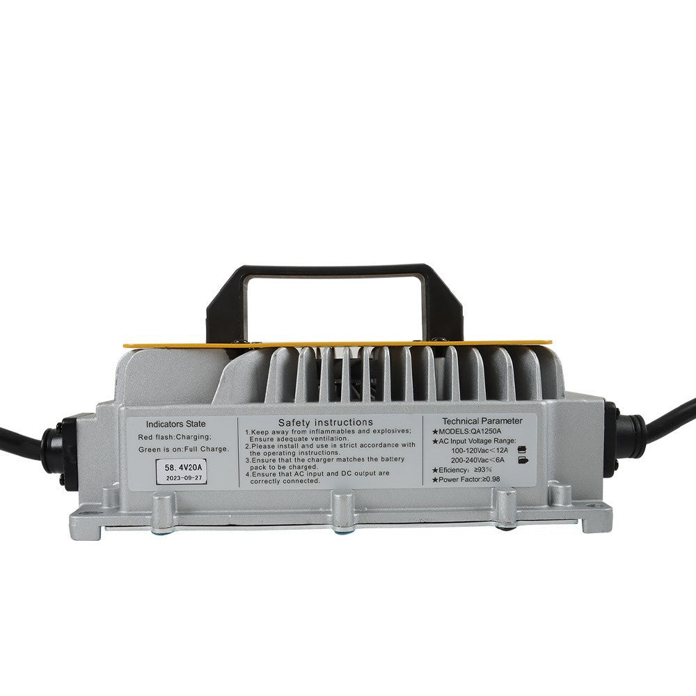 New 3-Pin Triangular Plug Lithium Battery Charger for EZGO TXT RVX Golf Cart