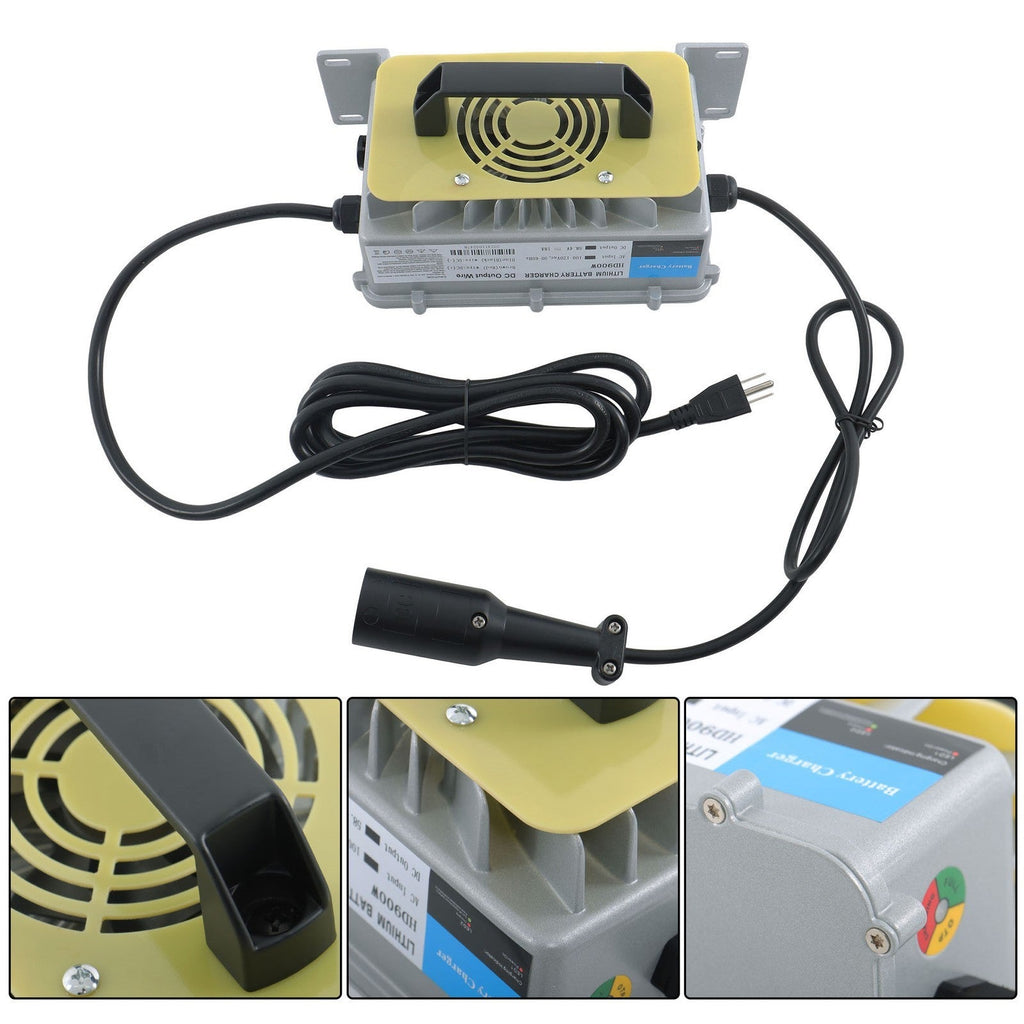 Golf Cart 58.4V 18A LiFePO4 Lithium Battery Charger for Club Car Set
