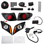 LED Street Legal Golf Cart Light Kit for Yamaha Drive2 2017-Up Deluxe G&E