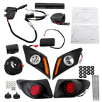 LED Street Legal Golf Cart Light Kit for Yamaha Drive2 2017-Up Deluxe G&E
