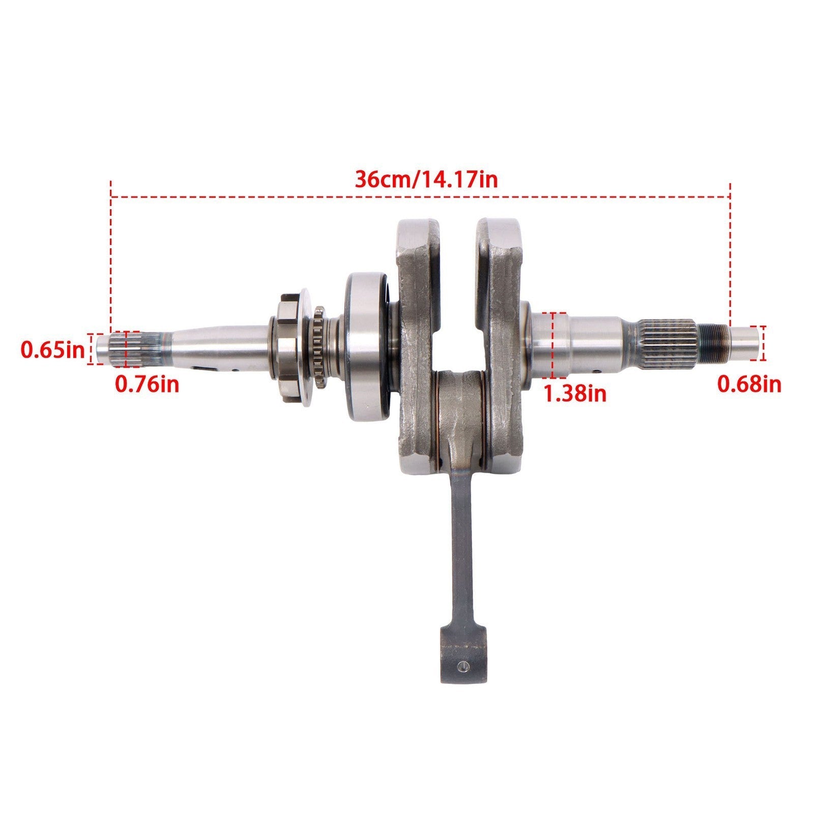 HiSun 500 UTV ATV HS500 2008-2016 Crankshaft 13200-F18-0000 Taper Ratio 1:5
