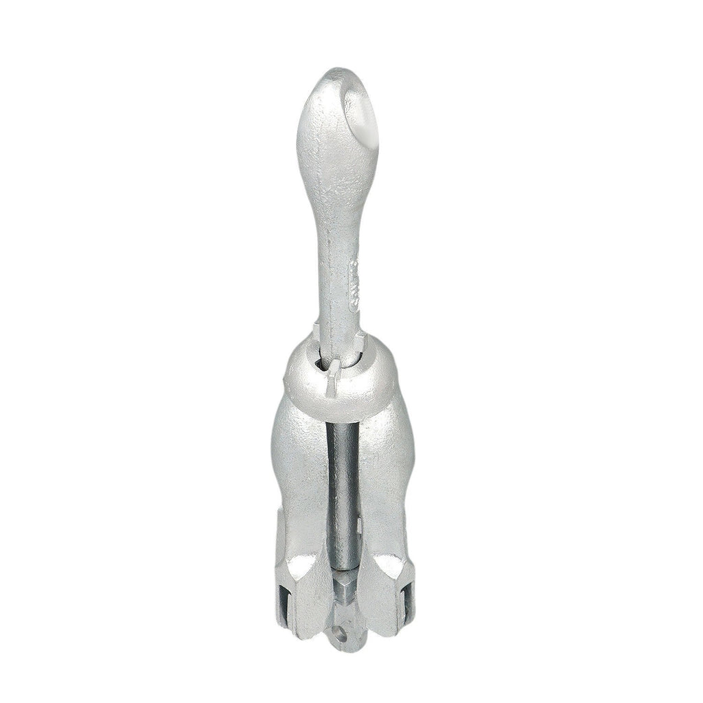 3.2kg White Folding Grapnel Anchor for Boat Marine Kayak - 1PCS Set