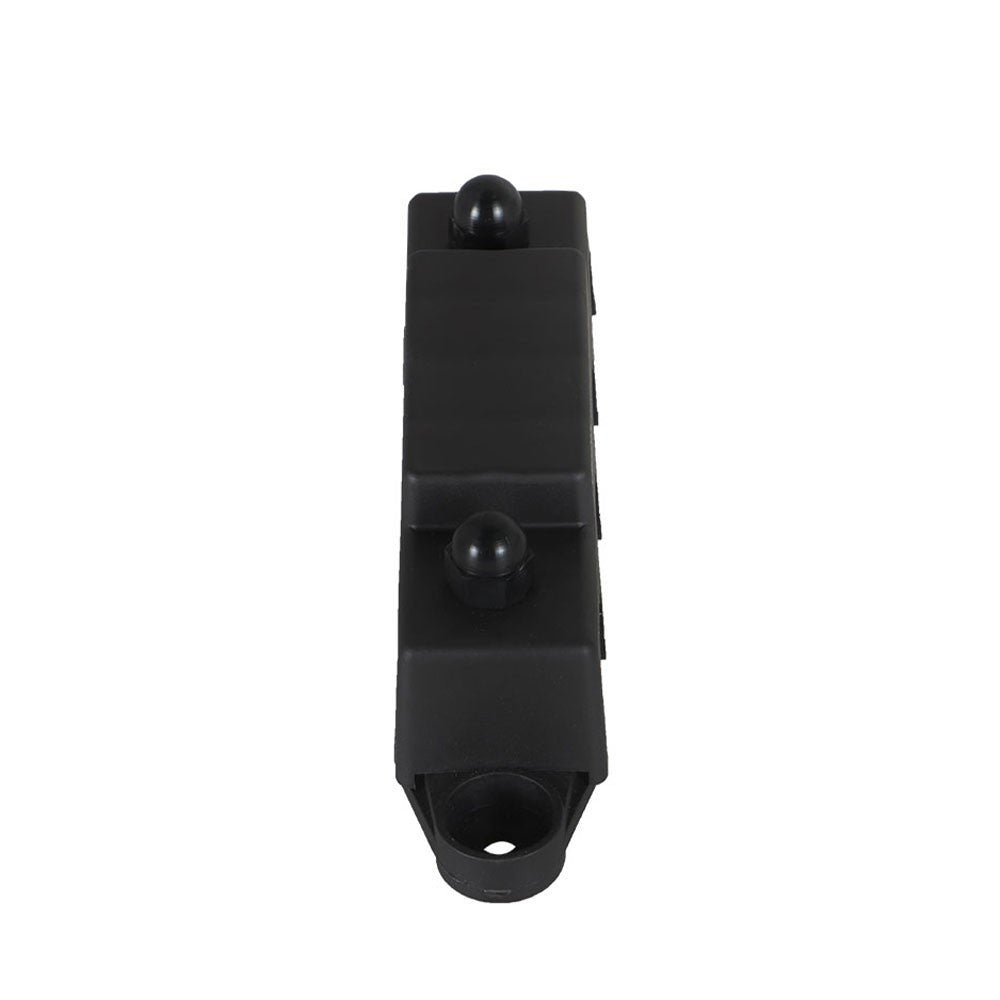 Black 4 Post Busbar 5/16" 12V 250A Power Distribution Block with Cover
