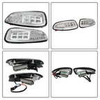 EZGO RXV Golf Cart Full LED Light Kit Headlights & Tail Lights 2016+