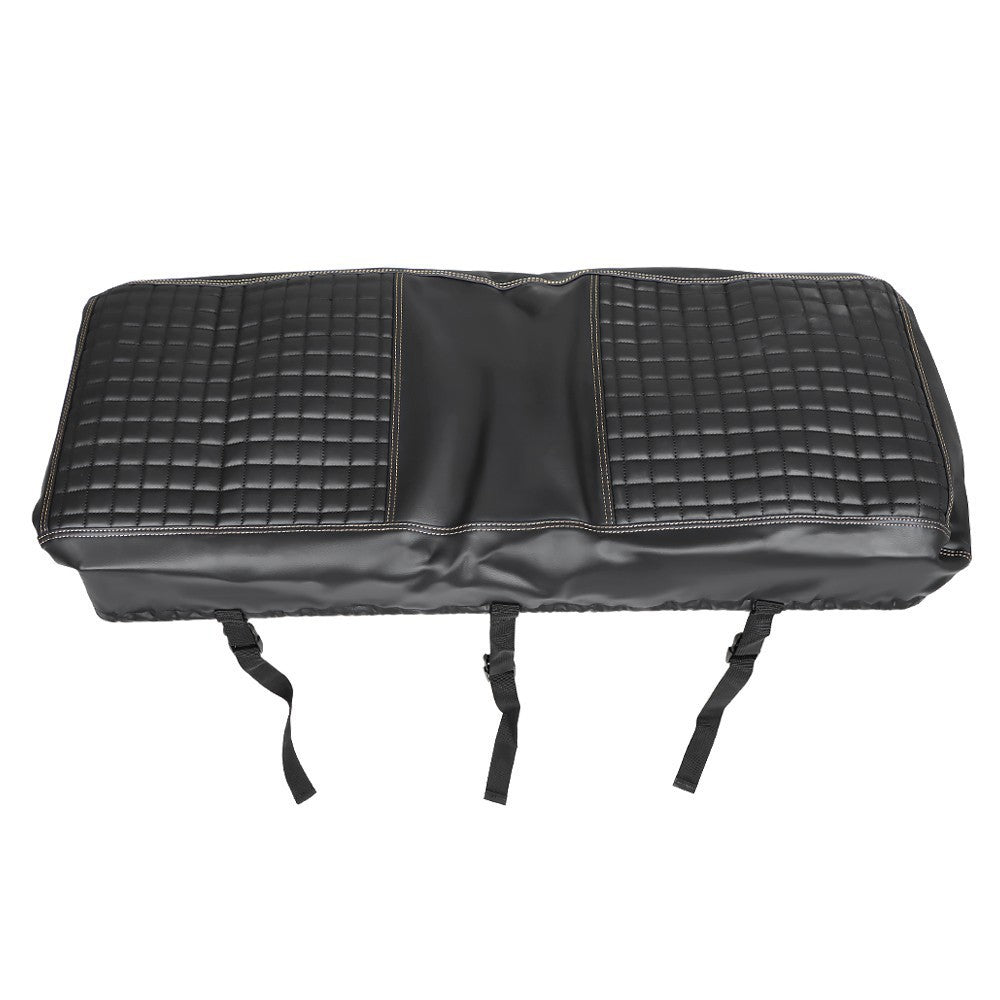 Black Universal Rear Seat Cover Kit for Club Car EZGO Yamaha Golf Cart