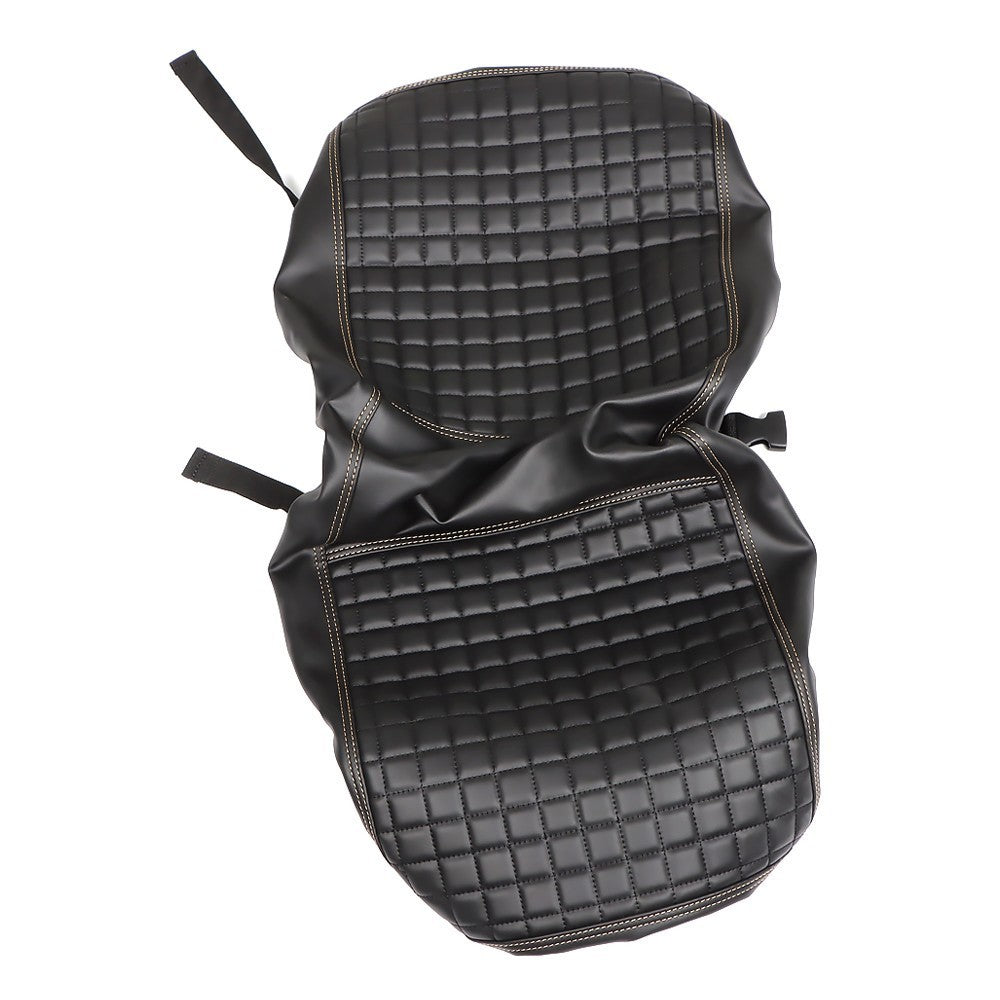 Black Universal Rear Seat Cover Kit for Club Car EZGO Yamaha Golf Cart
