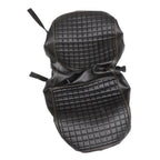 Black Universal Rear Seat Cover Kit for Club Car EZGO Yamaha Golf Cart