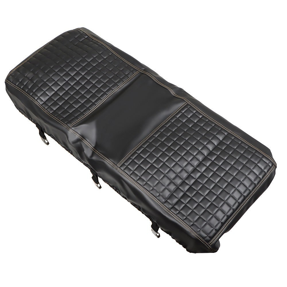 Black Universal Rear Seat Cover Kit for Club Car EZGO Yamaha Golf Cart