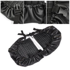 Black Universal Rear Seat Cover Kit for Club Car EZGO Yamaha Golf Cart
