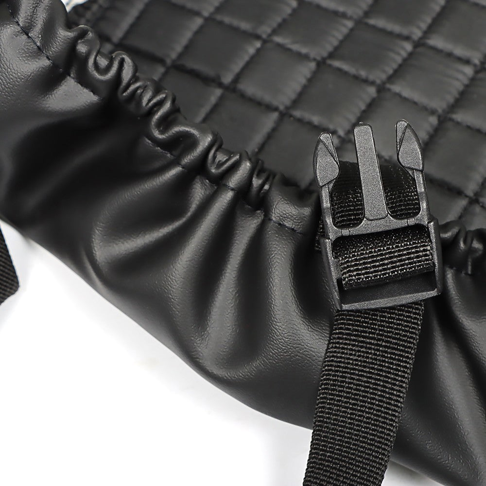 Black Universal Rear Seat Cover Kit for Club Car EZGO Yamaha Golf Cart