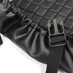 Black Universal Rear Seat Cover Kit for Club Car EZGO Yamaha Golf Cart