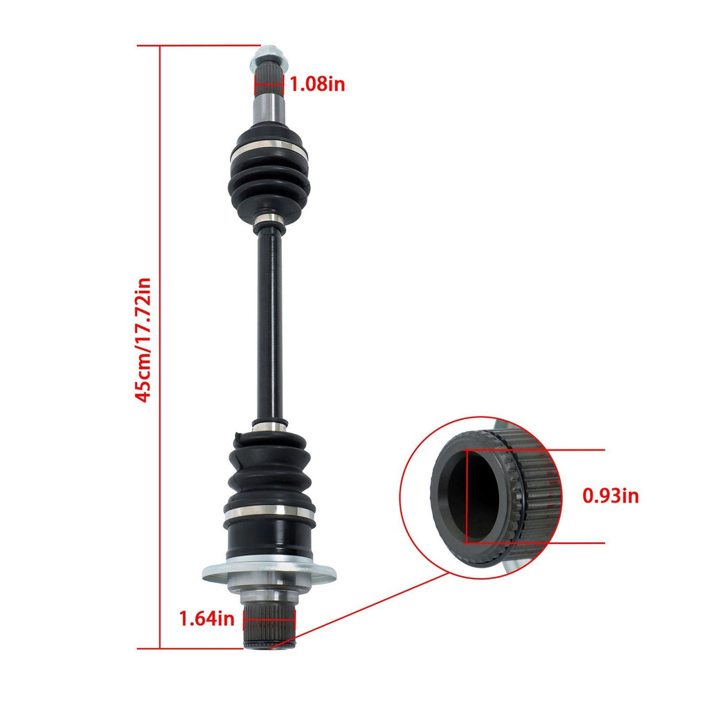 Rear Left CV Joint Axle for Yamaha Grizzly 660 YFM660F 4X4 2003-2008