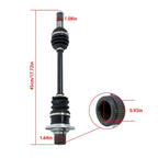 Rear Left CV Joint Axle for Yamaha Grizzly 660 YFM660F 4X4 2003-2008