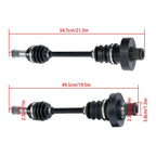 2Pcs Rear CV Axles Drive Shaft for Yamaha Grizzly 660 2003-2008 Left & Right