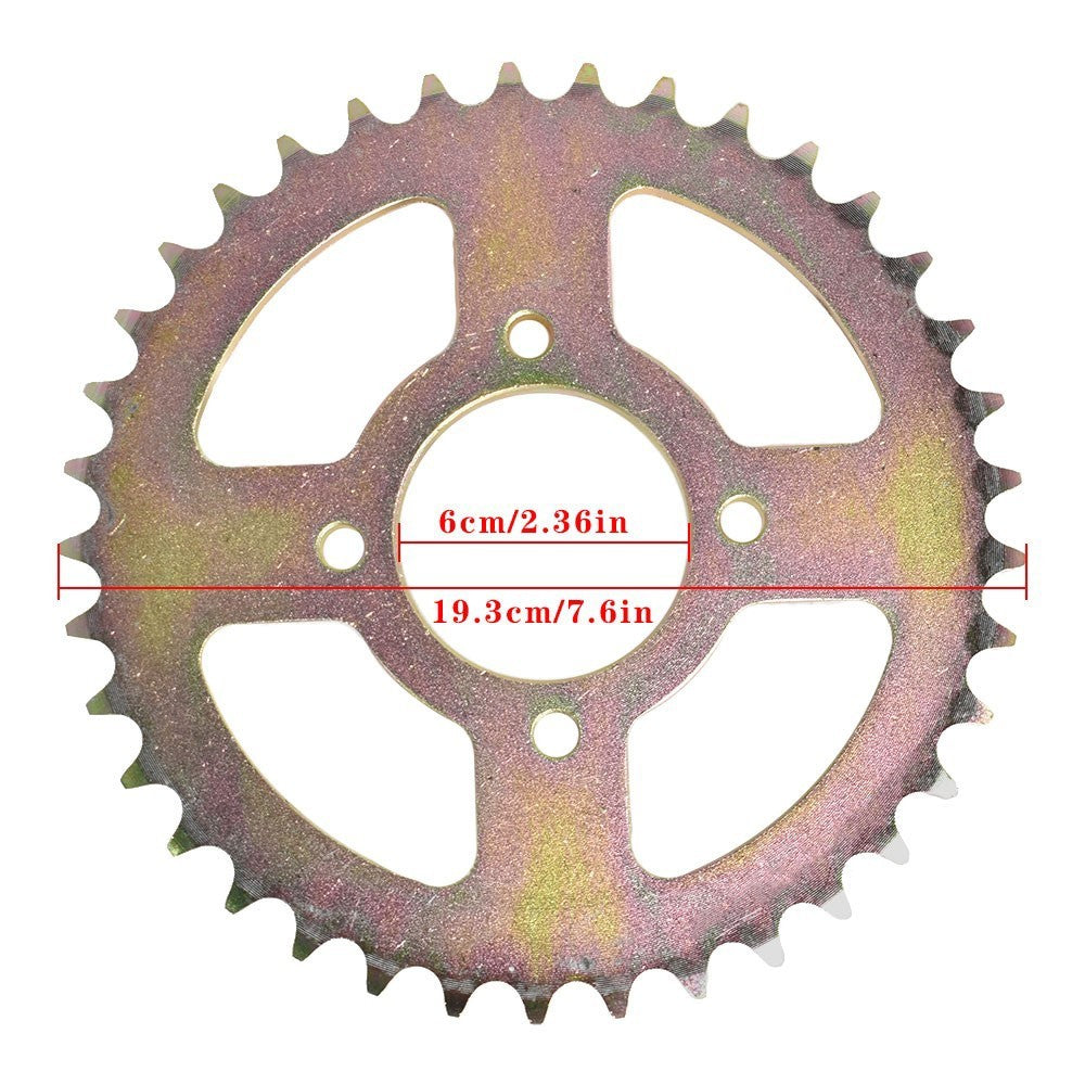 44" ATV Go Kart Rear Live Axle Kit Sprocket Brake Wheel Hub Quad Fit