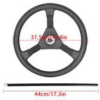 13.5" High-End Boat Rotary Steering System Kit for 13ft Outboard SS13713