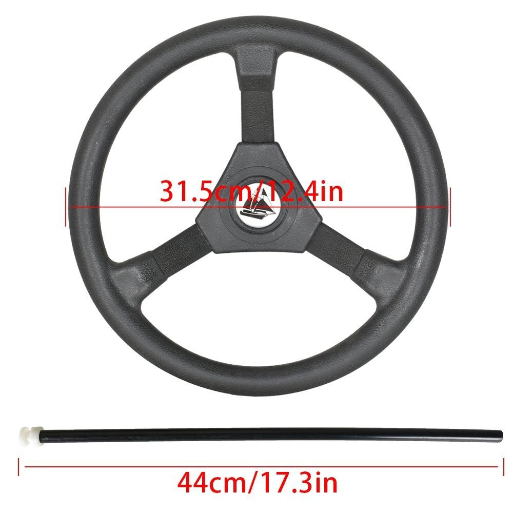 13.5" High-End Boat Rotary Steering System Kit for 13ft Outboard SS13713