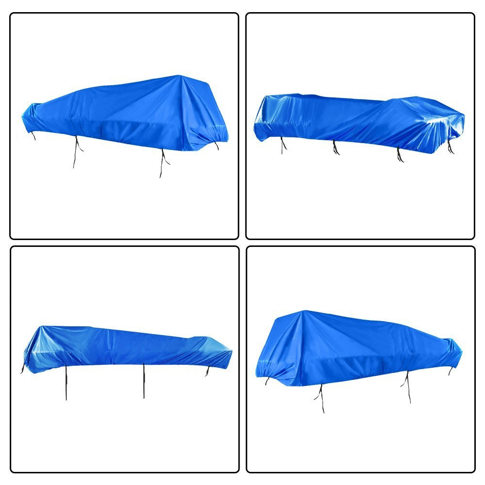 Dark Blue Waterproof Boat Cover 21-24' Trailerable Pontoon Beam 102