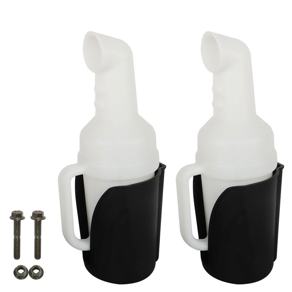 2× Universal Sand Bottles with Handle & Holder for E-Z-GO Yamaha Golf Cart