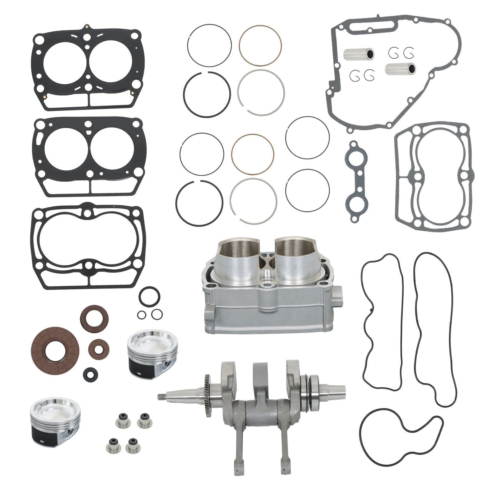 Polaris Sportsman RZR Ranger 800 Engine Rebuild Kit Crankshaft Cylinder