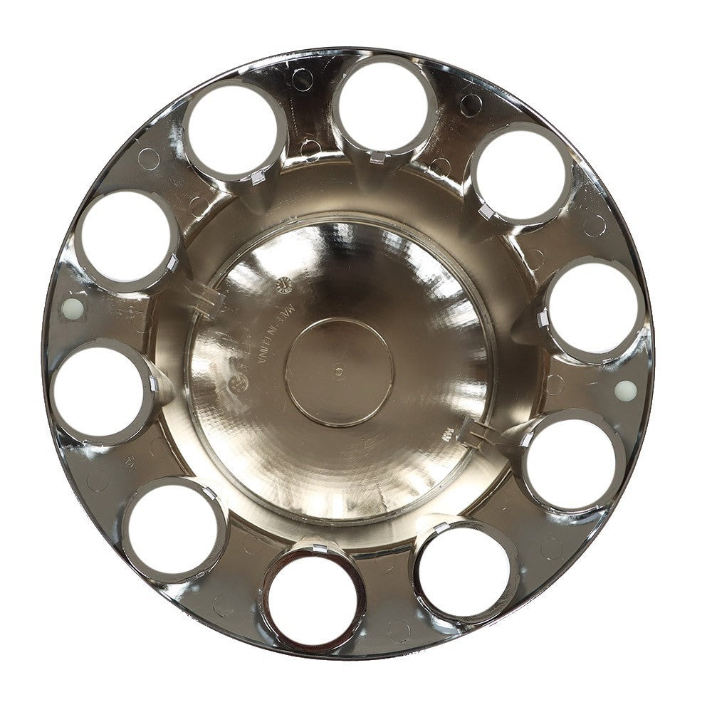 4× 33MM Chrome Rear Wheel Axle Hub Nut Covers Semi ABS Plastic Kit