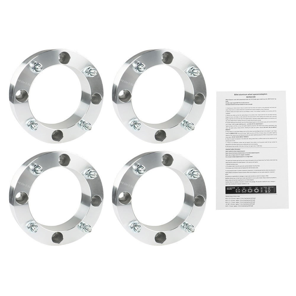 4x Wheel Spacers 4x156 2" 131mm 3/8"-24 for Kawasaki 300B Lakota 1995-2000