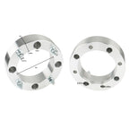 4x Wheel Spacers 4x156 2" 131mm 3/8"-24 for Kawasaki 300B Lakota 1995-2000