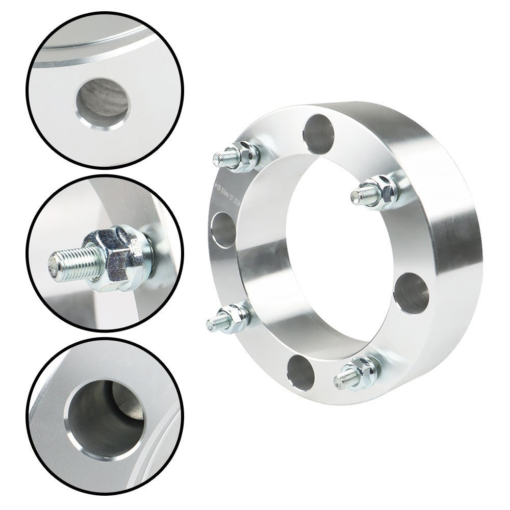 4x Wheel Spacers 4x156 2" 131mm 3/8"-24 for Kawasaki 300B Lakota 1995-2000
