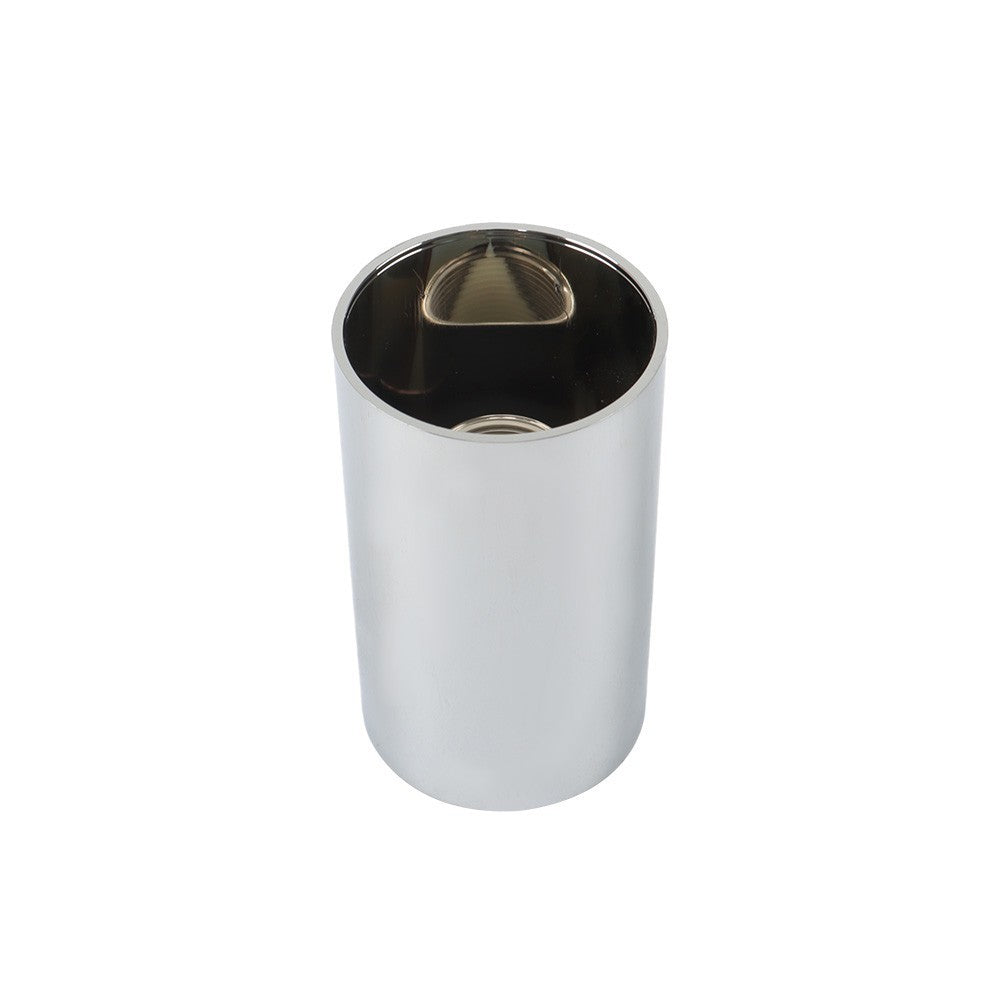 Set of 4 Chrome 33mm Flat Head Rear Lug Nuts Semi Truck Hubcap Kit