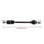Polaris RZR S 800 Rear Right & Left CV Joint Axle Complete 09-14