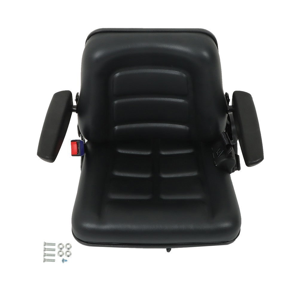 Universal Tractor Forklift Excavator Suspension Seat with Adjustable Backrest