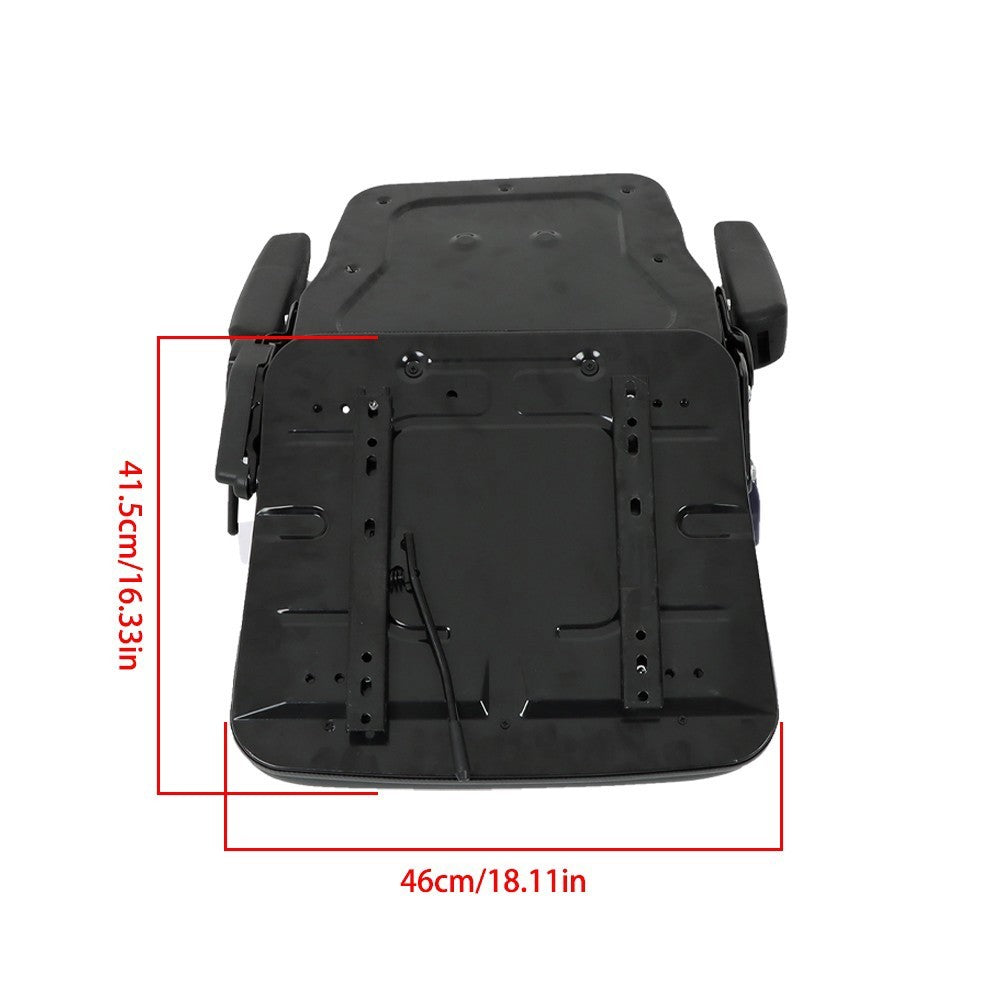Universal Tractor Forklift Excavator Suspension Seat with Adjustable Backrest