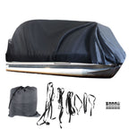 Waterproof Boat Cover for Trailerable Pontoon 21-24FT 780x400 Fabric