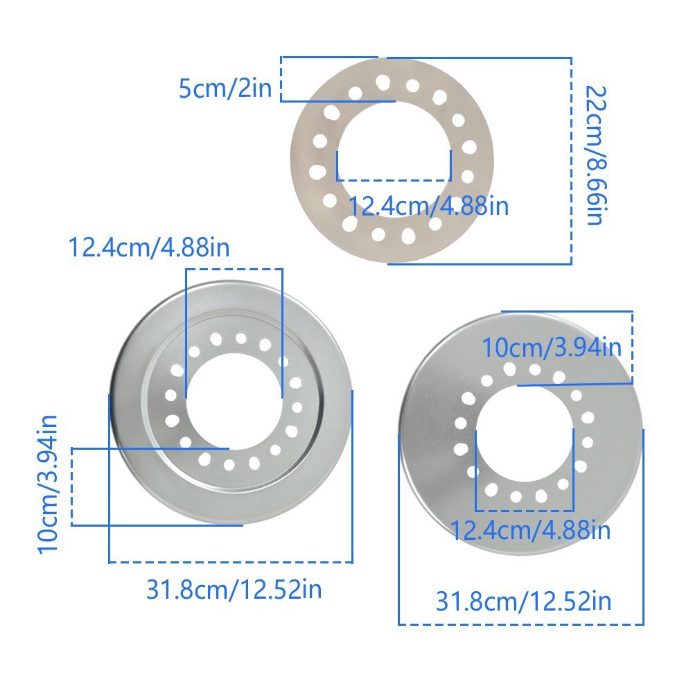 4Pcs Centramatic 300-318 8 Lug Wheel Balancers for Dodge & GM Vehicles