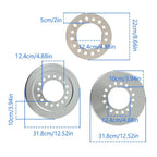 4Pcs Centramatic 300-318 8 Lug Wheel Balancers for Dodge & GM Vehicles