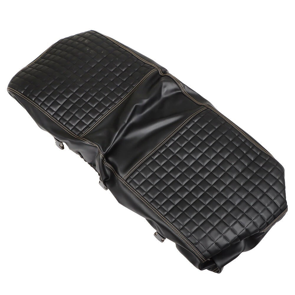 Front & Rear Seat Covers Black Diamond Stitch EZGO Medalist TXT 94-13