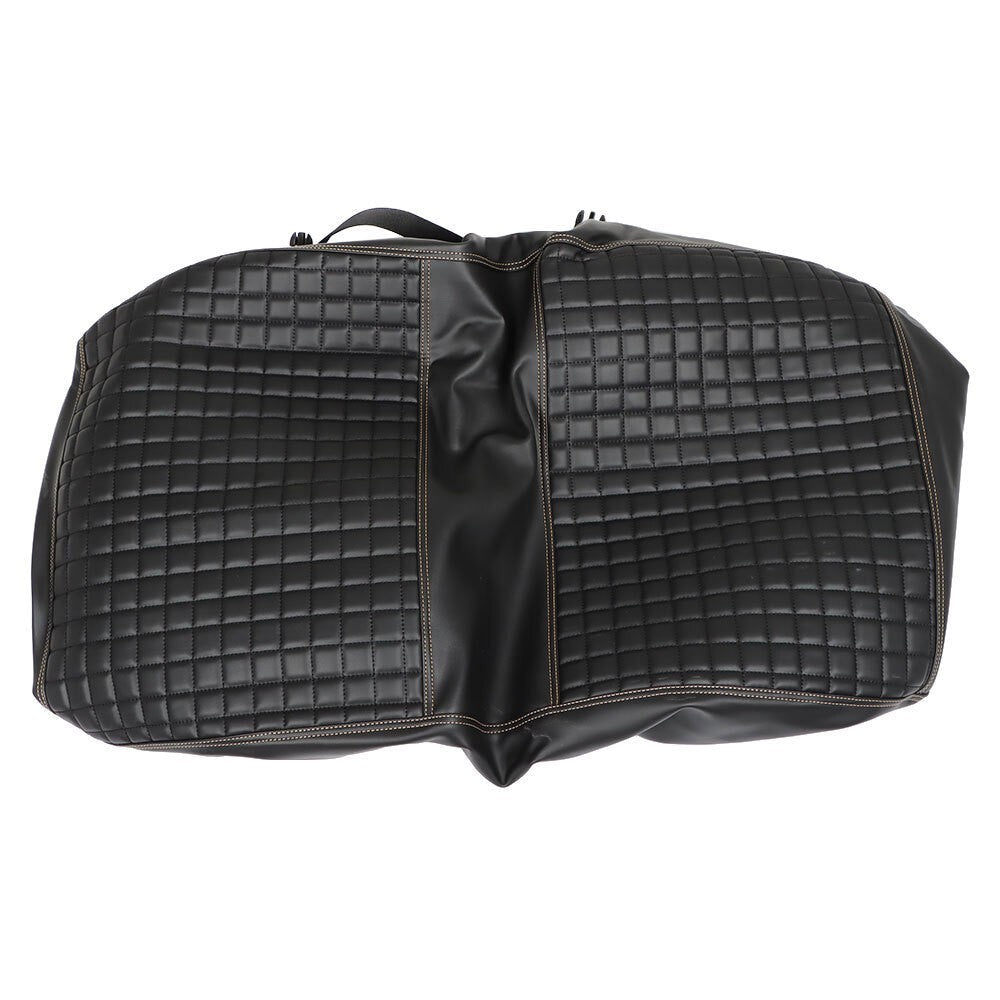 Front & Rear Seat Covers Black Diamond Stitch EZGO Medalist TXT 94-13