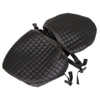 Front & Rear Seat Covers Black Diamond Stitch EZGO Medalist TXT 94-13