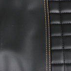 Front & Rear Diamond Stitch Seat Covers for E-Z-GO Medalist/TXT 94-13 Black