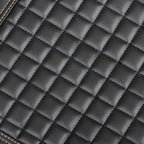 Front & Rear Diamond Stitch Seat Covers for E-Z-GO Medalist/TXT 94-13 Black