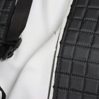 Front & Rear Diamond Stitch Seat Covers for E-Z-GO Medalist/TXT 94-13 Black