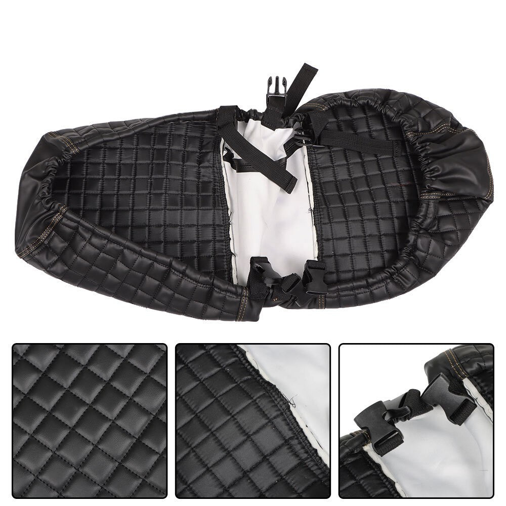 EZGO Medalist TXT 94-13 Front & Rear Seat Cover Black Diamond Stitching