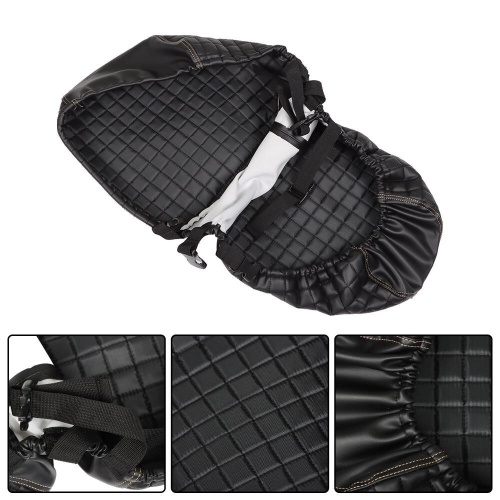 EZGO Medalist TXT 94-13 Front & Rear Seat Cover Black Diamond Stitching