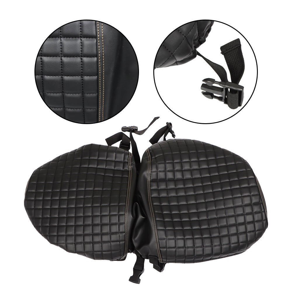 EZGO Medalist TXT 94-13 Front & Rear Seat Cover Black Diamond Stitching