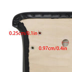 Black Front Seat Bottom Cushion 102174201 for Club Car DS 2000+ Golf Cart