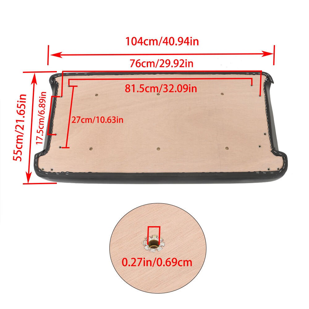 Club Car DS 2000.5-Up Front Seat Bottom Cushion Replacement 102174202