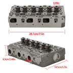 Kubota D950 D850 Engine Cylinder Head Assembly with Valves & Springs Complete