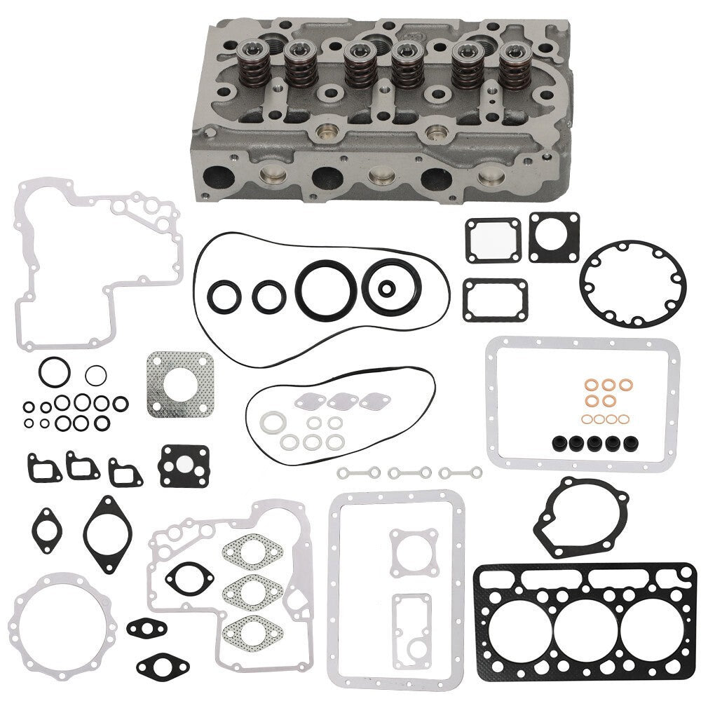 Kubota D950 D850 Engine Cylinder Head Assembly with Valves & Springs Complete