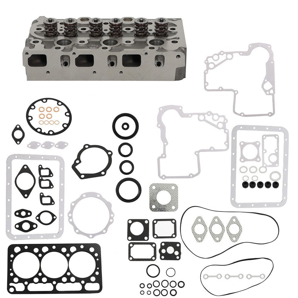 Kubota D950 D850 Engine Cylinder Head Assembly with Valves & Springs Complete